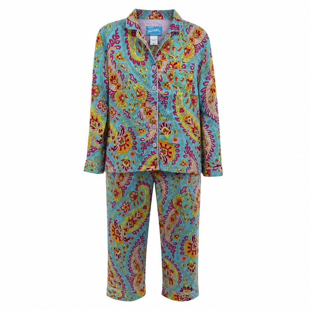 Nick & Nora Paisley Pajama Set Small